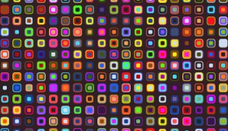pattern quadrati colorati – colored square pattern