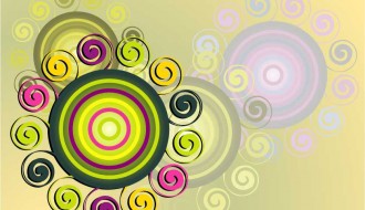 sfondo con cerchi e spirali – swirl circle background