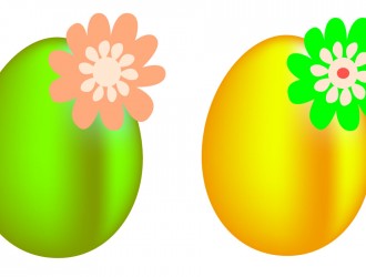 uova di Pasqua floreali – floral Easter eggs