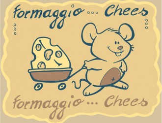 Topo con formaggio – mouse with cheese
