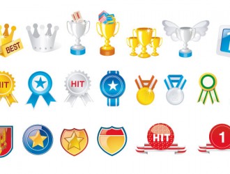 medaglie e coppe – badges and prizes