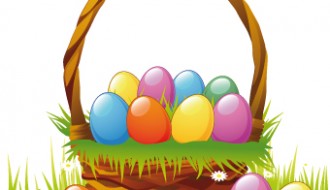 cesto con uova di Pasqua – basket with Easter eggs_1