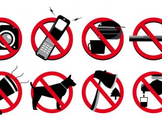 segnali di divieto – prohibited signs