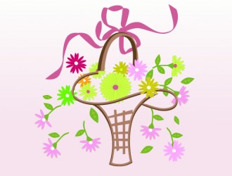 cesto di fiori – flowers basket