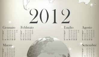 calendario 2012 mondo – calendar 2012 world