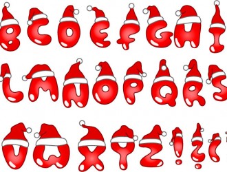 alfabeto natalizio – Christmas alphabet