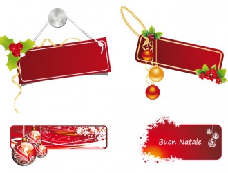 4 banner Natale – 4 Christmas banner