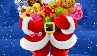 Babbo Natale con regali – Santa Claus with gifts