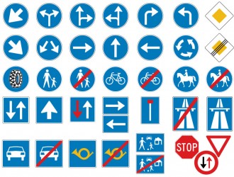 segnali di obbligo – road signs