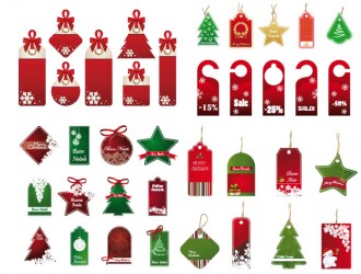 targhette Natale – Christmas tags