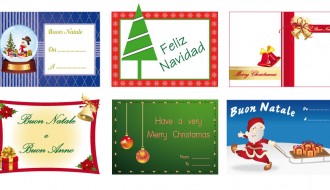 6 bigliettini di Natale – 6 Christmas cards