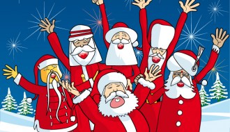 Babbo Natale set multietnico – Santa Claus multiethnic
