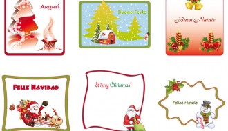 bigliettini e cornici di Natale – Christmas cards and frames
