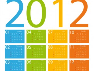calendario 2012 inglese – english calendar 2012