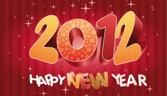 felice 2012 rosso – red Happy New Year