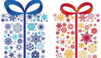 regali con fiocchi di neve – gifts with snowflake