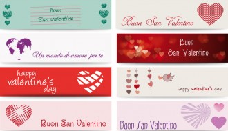 12 banner San Valentino – Valentines banner