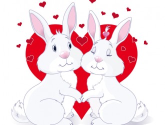 conigli innamorati – rabbits in love