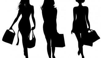 3 sagome donne – shopping women