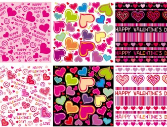 6 pattern San Valentino – Valentines pattern
