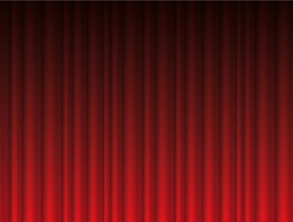 sipario rosso – red curtain background