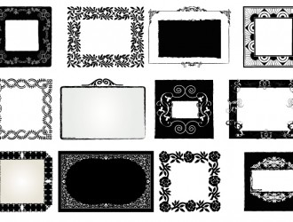 16 cornici decorate – decorated frames