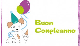 buon compleanno cane – dog happy birthday