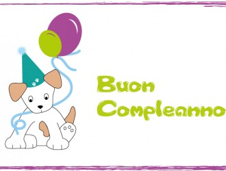 buon compleanno cane – dog happy birthday