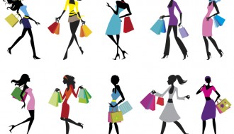 10 sagome ragazze buste – shopping girls silhouettes