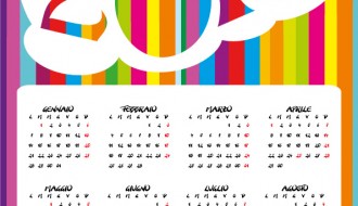 calendario 2013 colorato – colorful calendar 2013