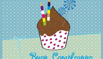 buon compleanno muffin – happy birthday