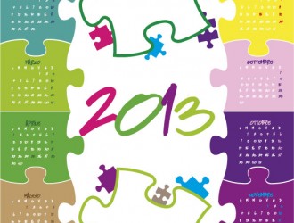 calendario puzzle 2013