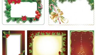 5 cornici Natale – Christmas frames
