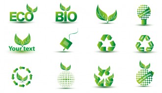 12 icone verdi – green eco icons