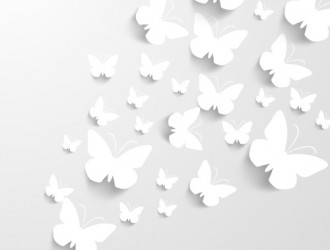 Farfalle Bianche Butterfly Background Vettoriali Gratis It Free Vectors