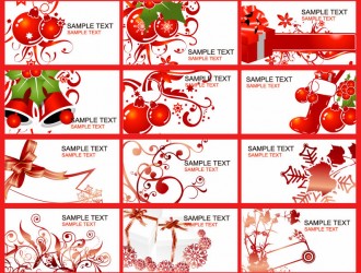 12 Christmas Cards Set – bigliettini Natale