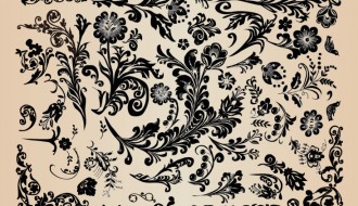 Decorazioni floreali – Floral Vintage Design Elements