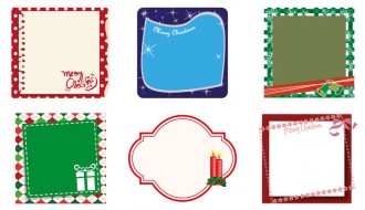 6 cornici Natale – 6 Xmas frames