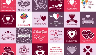 36 loghi San Valentino – Valentines logos