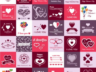 36 loghi San Valentino – Valentines logos