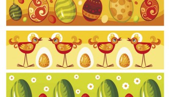 5 banner Pasqua – Easter banner cartoon