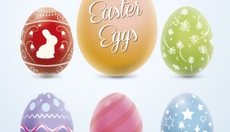 6 uova Pasqua colorate – colorful Easter eggs