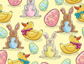 pattern Pasqua conigli uova – Easter pattern