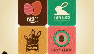 4 bigliettini Pasqua – Happy Easter Cards
