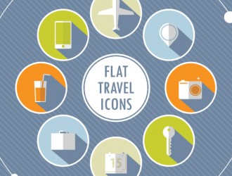 icone viaggio – flat travel icons