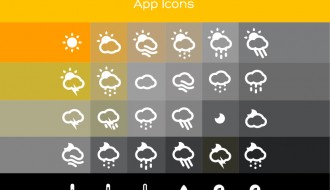 30 icone meteo – weather app icons