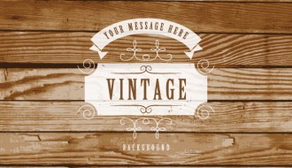 sfondo legno – vintage label on wooden background