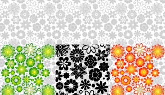 pattern fiori – flowers buds pattern