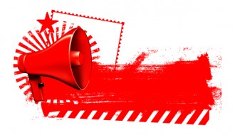 megafono rosso – red megaphone