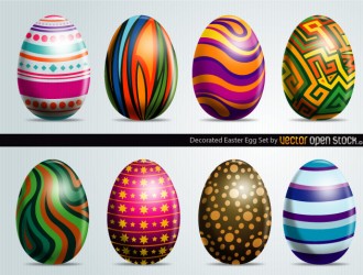 8 Easter Eggs – uova di Pasqua decorate
